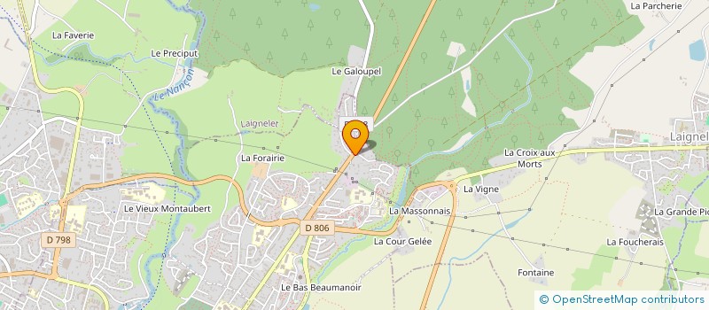 localisation de l'entreprise LMNP BENMESSAOUD  FOUGERES