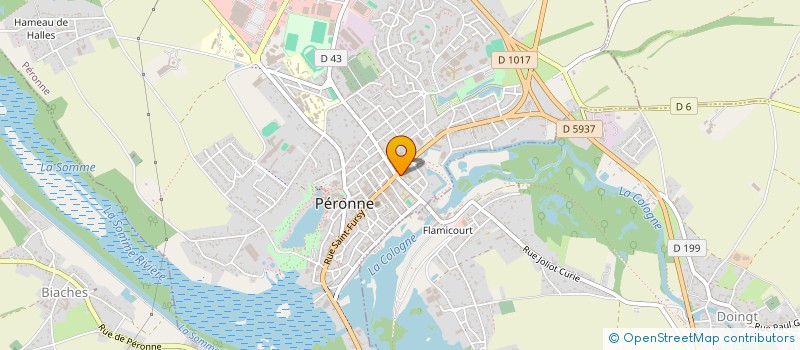 localisation de l'entreprise LMNP BENTOLILA à PERONNE
