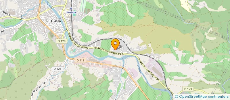 localisation de l'entreprise LMNP BERGE JOUGLA à LIMOUX