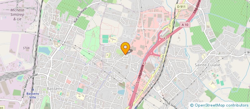 localisation de l'entreprise LMNP BERNARD HUBER  CARBON-BLANC