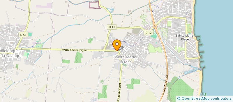 localisation de l'entreprise LMNP BERTHAULT - FABRE  SAINTE-MARIE-LA-MER