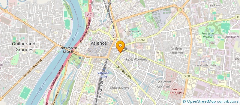 localisation de l'entreprise LMNP BERTHELOT à VALENCE
