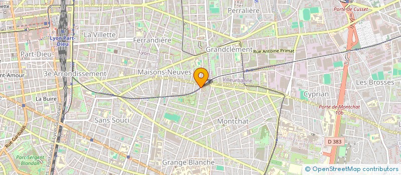 localisation de l'entreprise LMNP BERTHET ET PARMENTIER  LYON