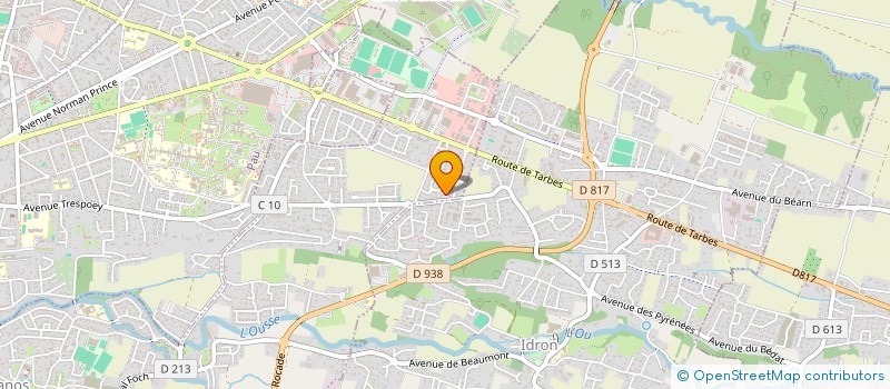 localisation de l'entreprise LMNP BIZANOS  BIZANOS