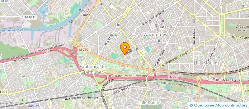localisation de l'entreprise LMNP BLANCH JOBERT à LILLE