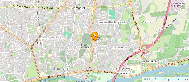 localisation de l'entreprise LMNP BLANCHET  TOURS