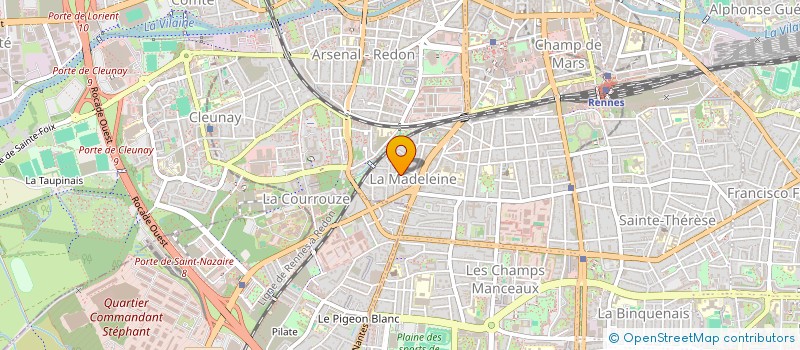 localisation de l'entreprise LMNP BLIN CROUAN  RENNES