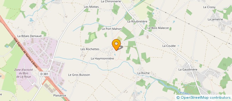 localisation de l'entreprise LMNP BLIT LE GALL  VIGNEUX-DE-BRETAGNE