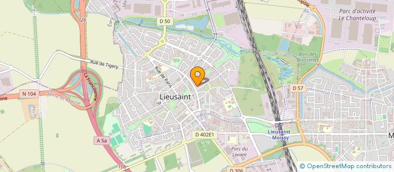 localisation de l'entreprise LMNP BM  LIEUSAINT