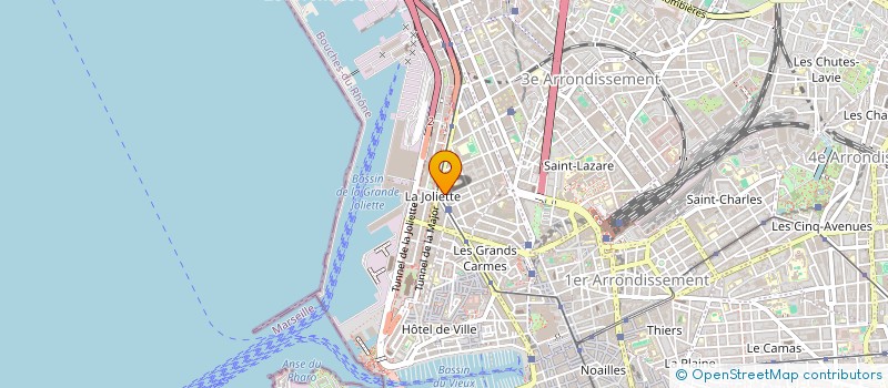 localisation de l'entreprise LMNP BONNAIRE-FOURNIER  MARSEILLE