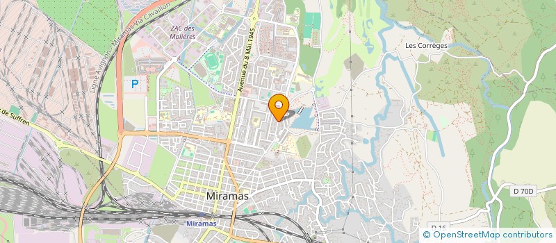localisation de l'entreprise LMNP BONNETON à MIRAMAS