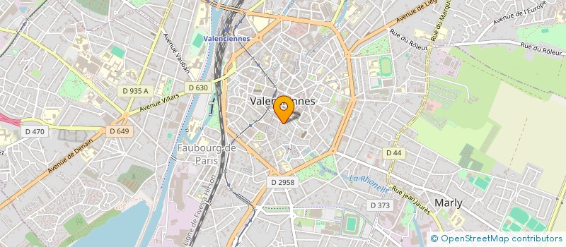 localisation de l'entreprise LMNP BOUCHE DELBEKE à VALENCIENNES