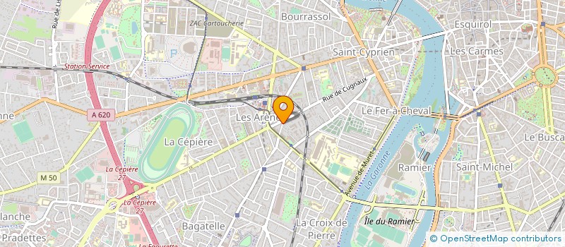 localisation de l'entreprise LMNP BOUDESOCQUE-ALBESPY à TOULOUSE