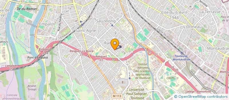 localisation de l'entreprise LMNP BOUGAINVILLE à TOULOUSE