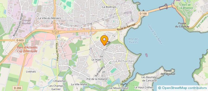 localisation de l'entreprise LMNP BOUGET  LA RICHARDAIS