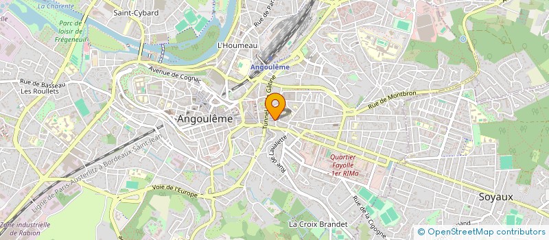 localisation de l'entreprise LMNP BOURRELLIS WILLIAMS à ANGOULEME
