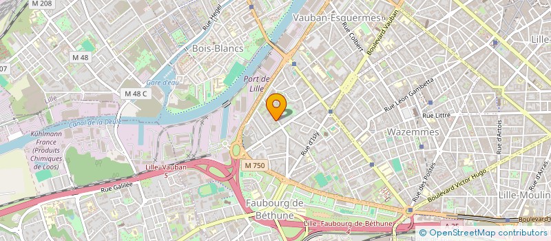 localisation de l'entreprise LMNP BOUSSEMART BEAURAIN à LILLE