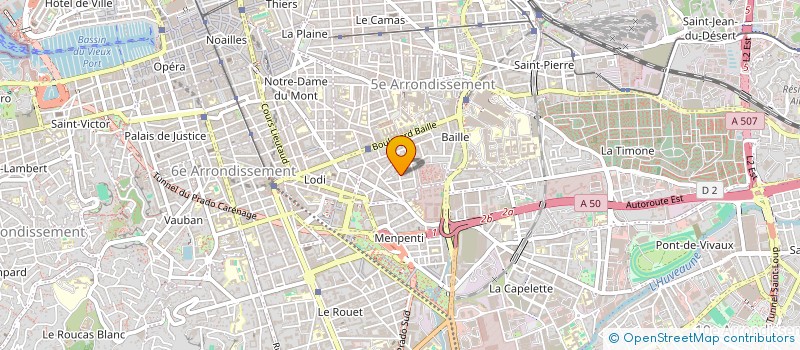 localisation de l'entreprise LMNP BRANDIS à MARSEILLE