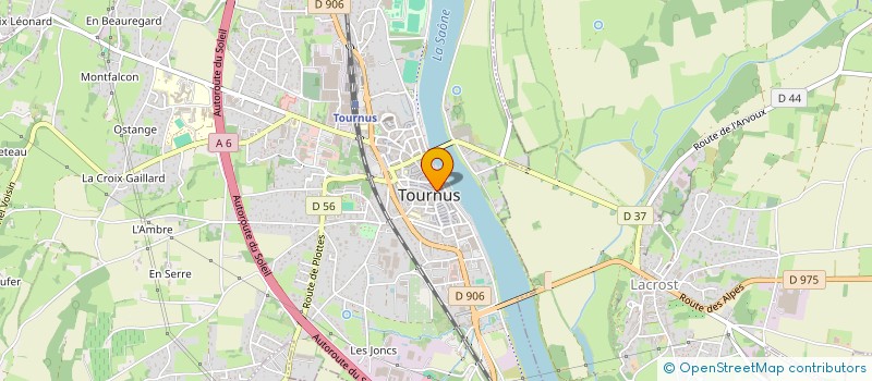 localisation de l'entreprise LMNP BRES  TOURNUS