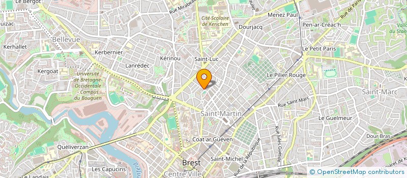 localisation de l'entreprise LMNP BREST à BREST