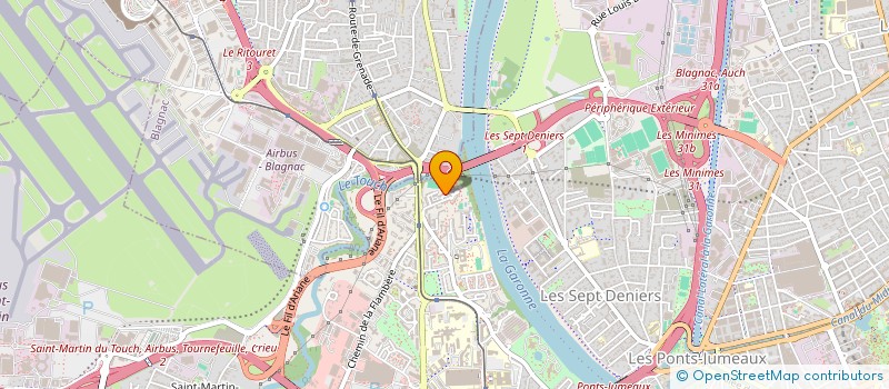 localisation de l'entreprise LMNP BRISOU à TOULOUSE