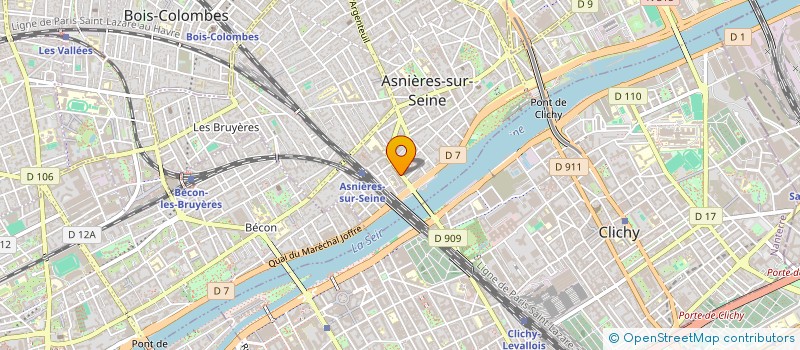 localisation de l'entreprise LMNP BRISSIET-GRAJEZYK  ASNIERES-SUR-SEINE