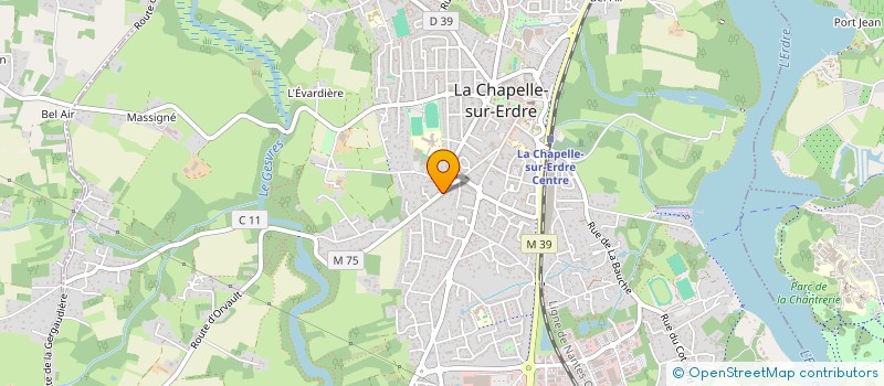 localisation de l'entreprise LMNP BROCHAND SACRAMENTO à LA CHAPELLE-SUR-ERDRE