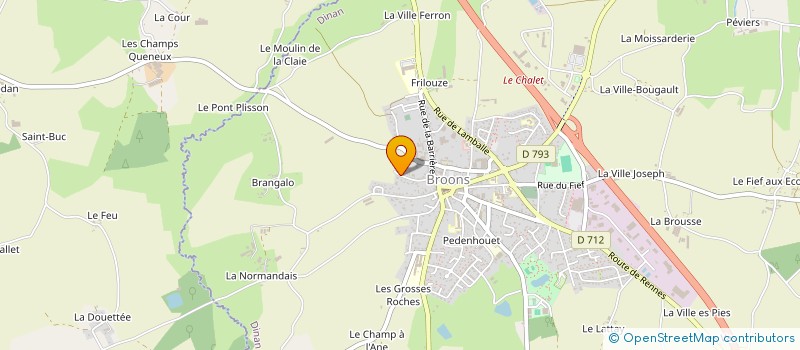 localisation de l'entreprise LMNP BROONS  BROONS