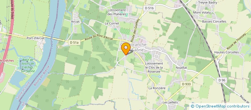 localisation de l'entreprise LMNP BROYER CHRISTOPHE ET VERONIQUE à CORMORANCHE-SUR-SAONE