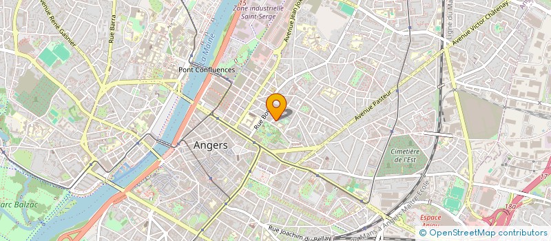 localisation de l'entreprise LMNP BRUNEAU à ANGERS