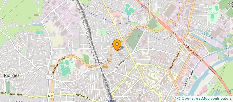 localisation de l'entreprise LMNP BUJOR-MOYRET  ROANNE