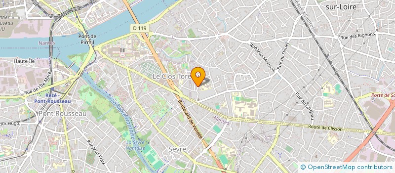 localisation de l'entreprise LMNP BURNEL CATHELINEAU  SAINT-SEBASTIEN-SUR-LOIRE