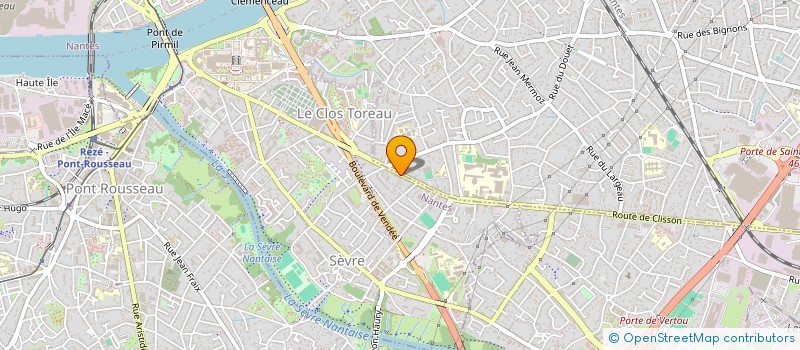 localisation de l'entreprise LMNP BWEMBA SANDJO  NANTES