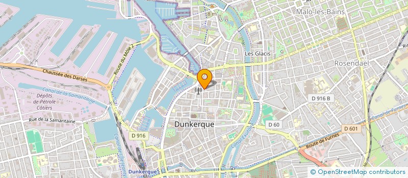 localisation de l'entreprise LMNP CABY à DUNKERQUE