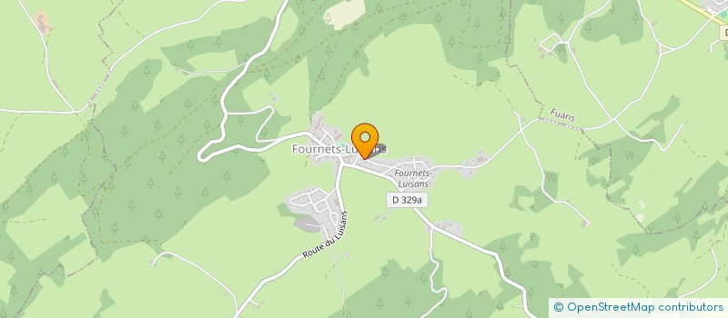 localisation de l'entreprise LMNP CACHOT VANESSA ET HERVE  FOURNETS-LUISANS