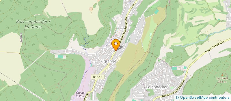 localisation de l'entreprise LMNP CALIN TAKACS  ALGRANGE