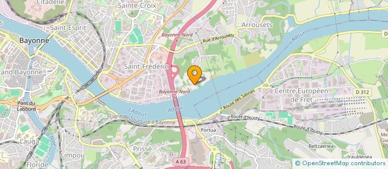 localisation de l'entreprise LMNP CALLIBOT - GIL à BAYONNE