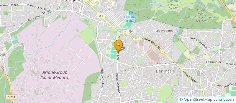 localisation de l'entreprise LMNP CAPSEC  SAINT-MEDARD-EN-JALLES