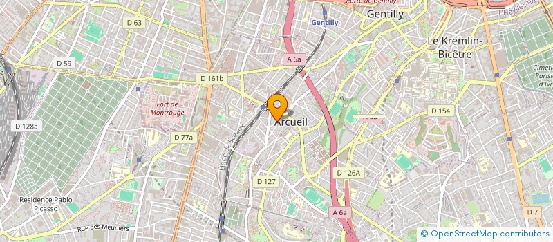 localisation de l'entreprise LMNP CARS  ARCUEIL