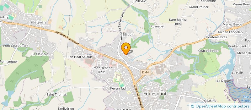 localisation de l'entreprise LMNP CASANAVE TOURMENTIN  FOUESNANT