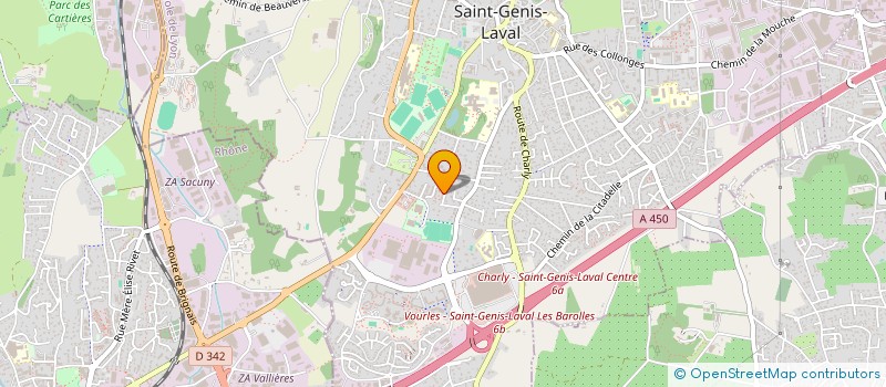 localisation de l'entreprise LMNP CASANOVA  SAINT-GENIS-LAVAL