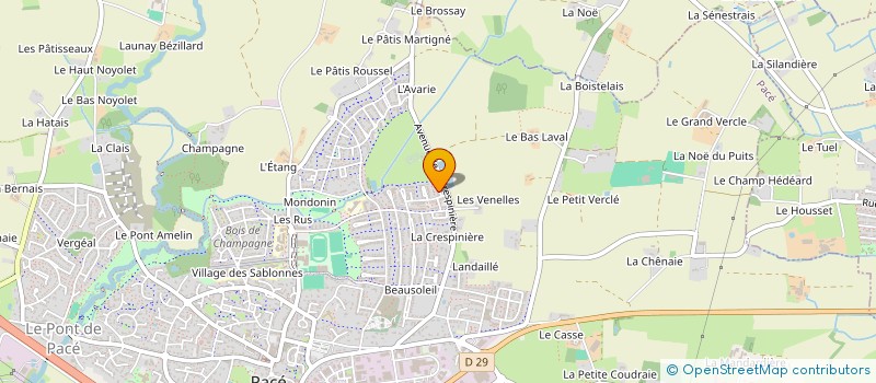 localisation de l'entreprise LMNP CASANOVA - GITEAU à PACE