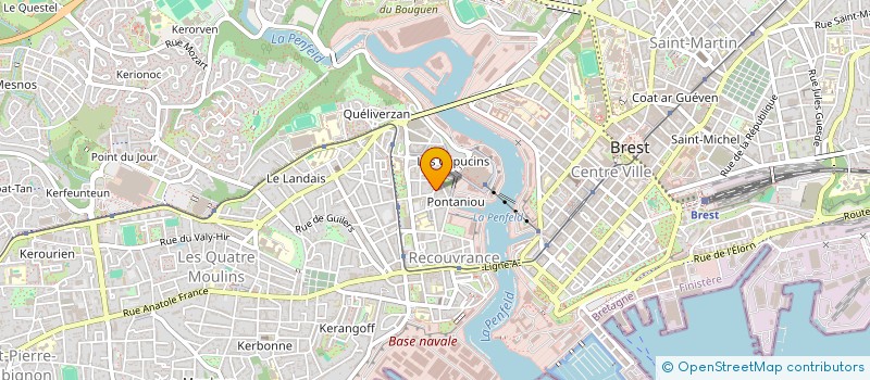 localisation de l'entreprise LMNP CAVAL à BREST