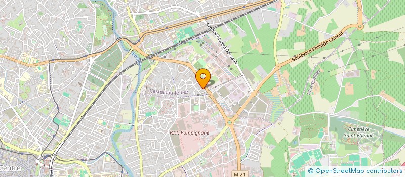 localisation de l'entreprise LMNP CAVROIS-VALCKE  CASTELNAU-LE-LEZ