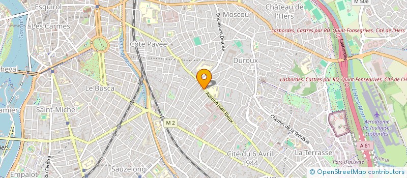 localisation de l'entreprise LMNP CECILE SABLON ET JULIEN GAUTIER à TOULOUSE