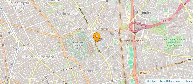 localisation de l'entreprise LMNP CEDRIC BENNAJI ET CLEMENCE GARNIER  PARIS