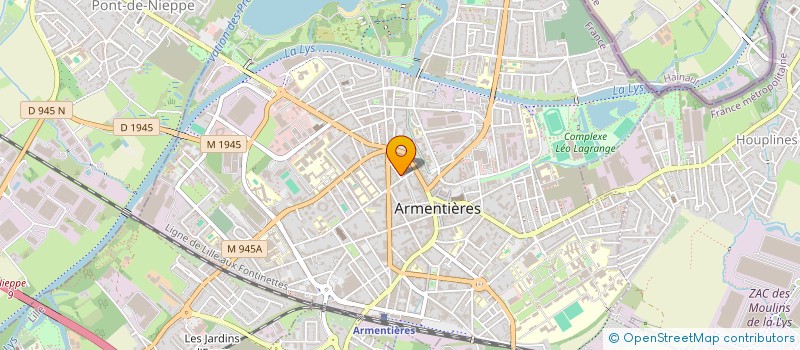 localisation de l'entreprise LMNP CEDRIC ET EMILIE  ARMENTIERES