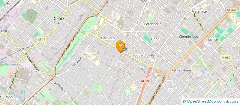 localisation de l'entreprise LMNP CELIA ET PIERRE  ROUBAIX