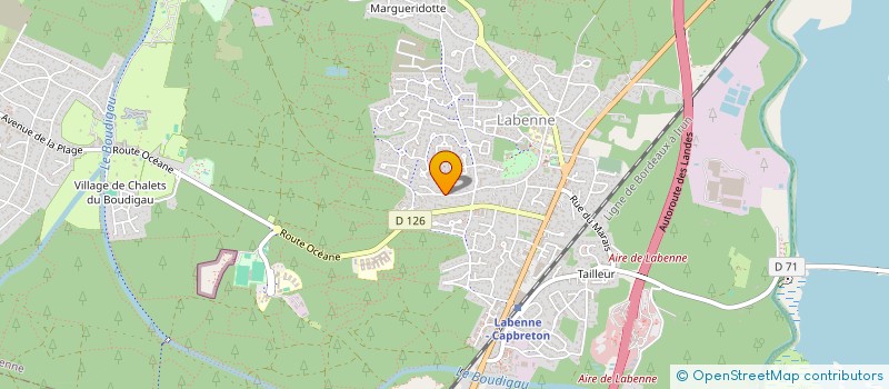 localisation de l'entreprise LMNP CELUI  LABENNE