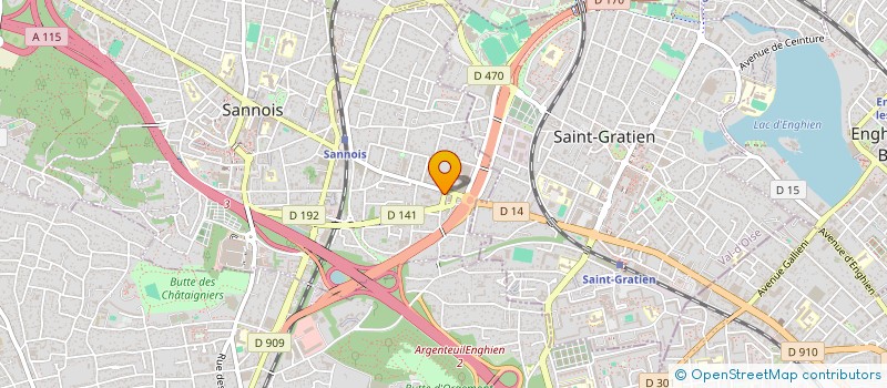 localisation de l'entreprise LMNP CERDEIRA-BRUNET KARFA  SANNOIS